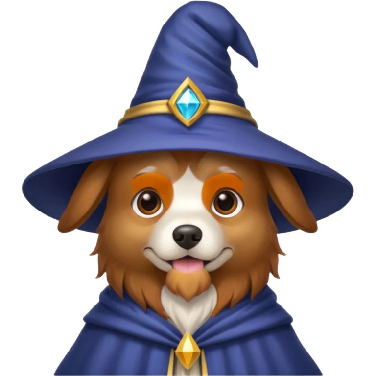 Dog wizard emoji