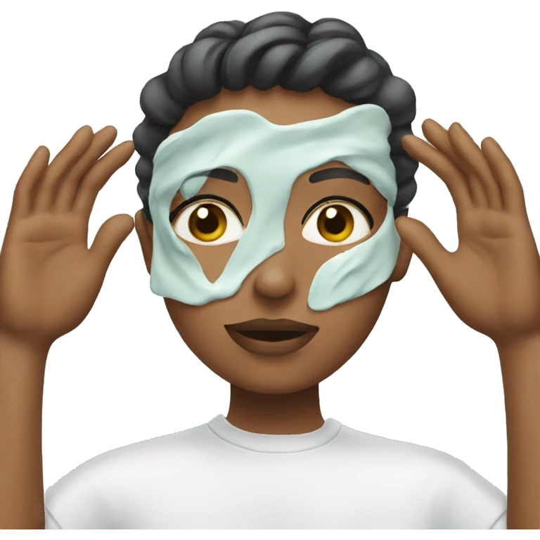 doing skincare emoji