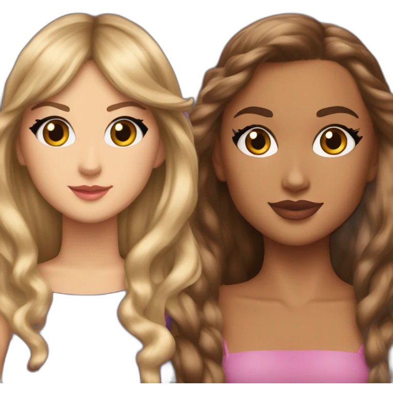 taylor swift and ariana grande emoji