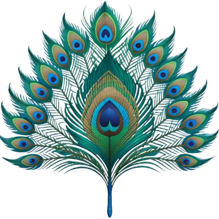 I want the emoji of a Single Peacock Feather emoji