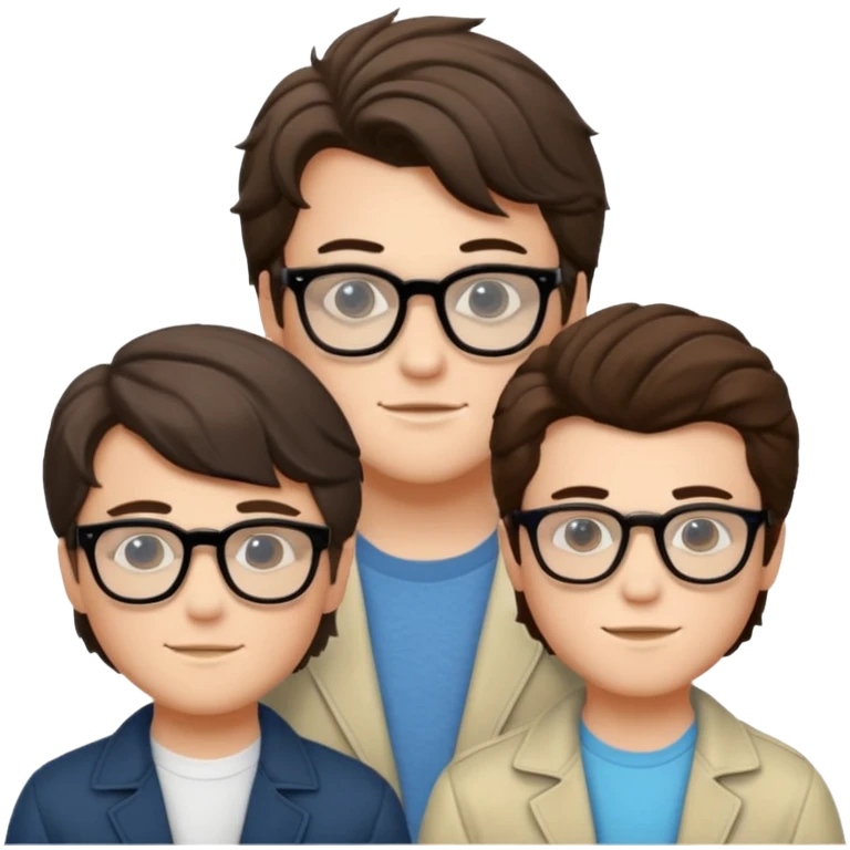 Billy hargrove and Steve harrington and mike in one Photo Wearing Glasses Looking cool and having Aura. emoji