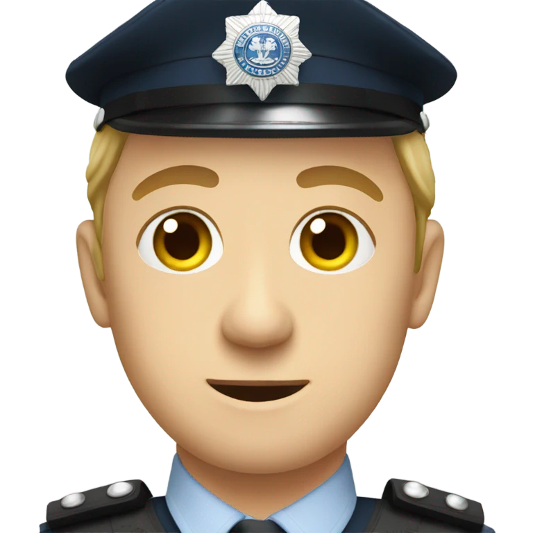 British policeman emoji