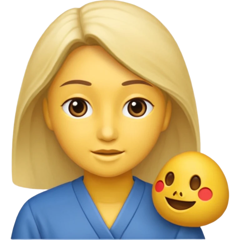 Джинсовая синяя панамка без головы со шнурком emoji