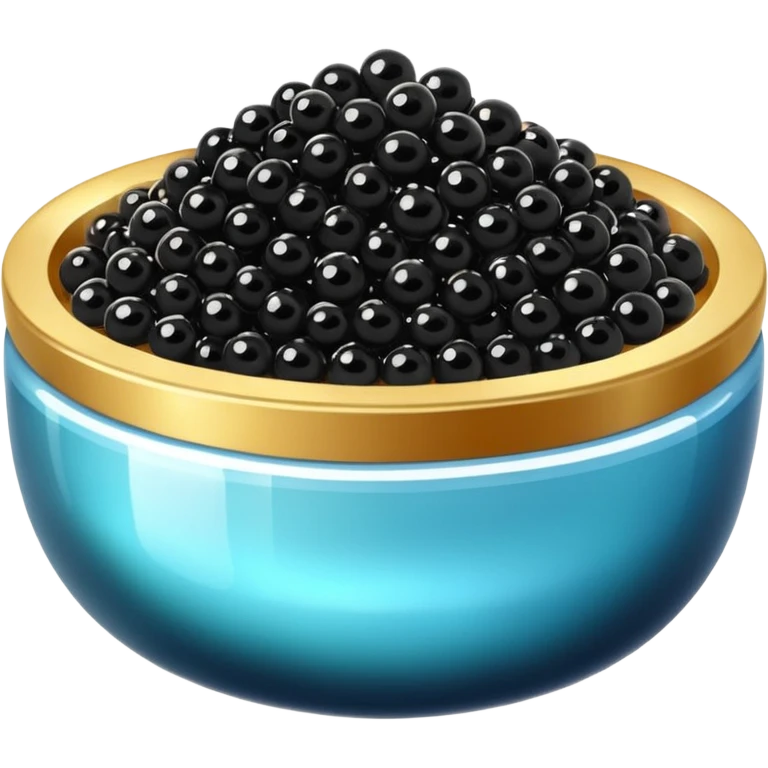 Caviar en un cuenco  emoji