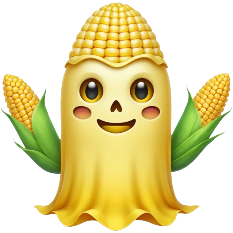 Corn ghost  emoji