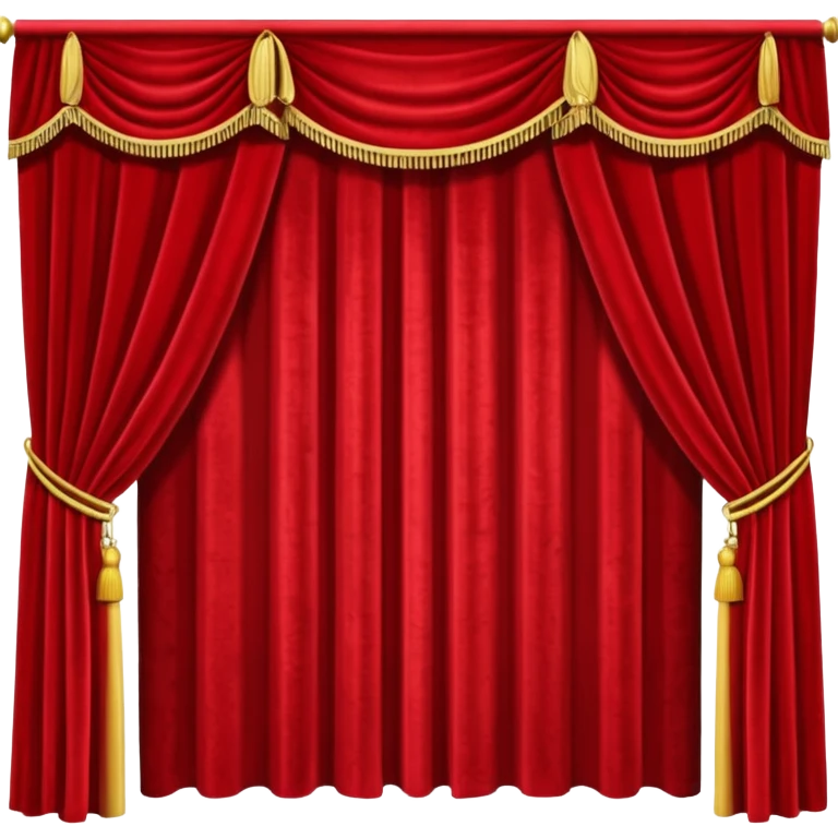 stage curtain with a spotlight emoji