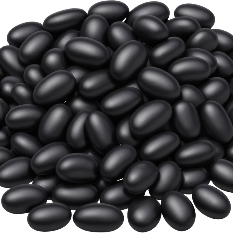 black beans emoji