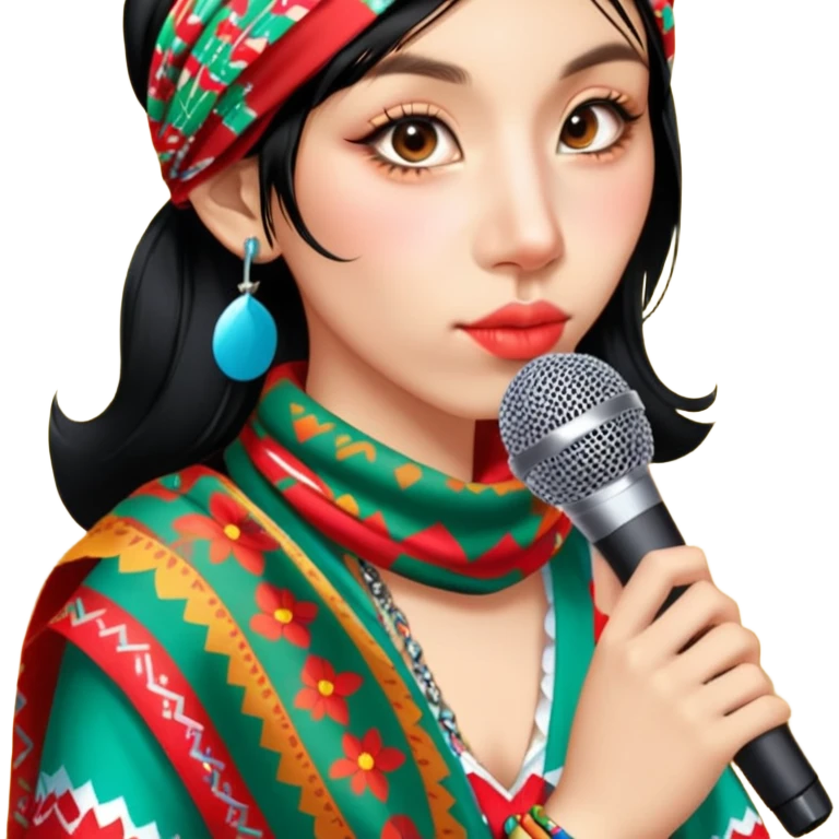 Colorful Singer emoji