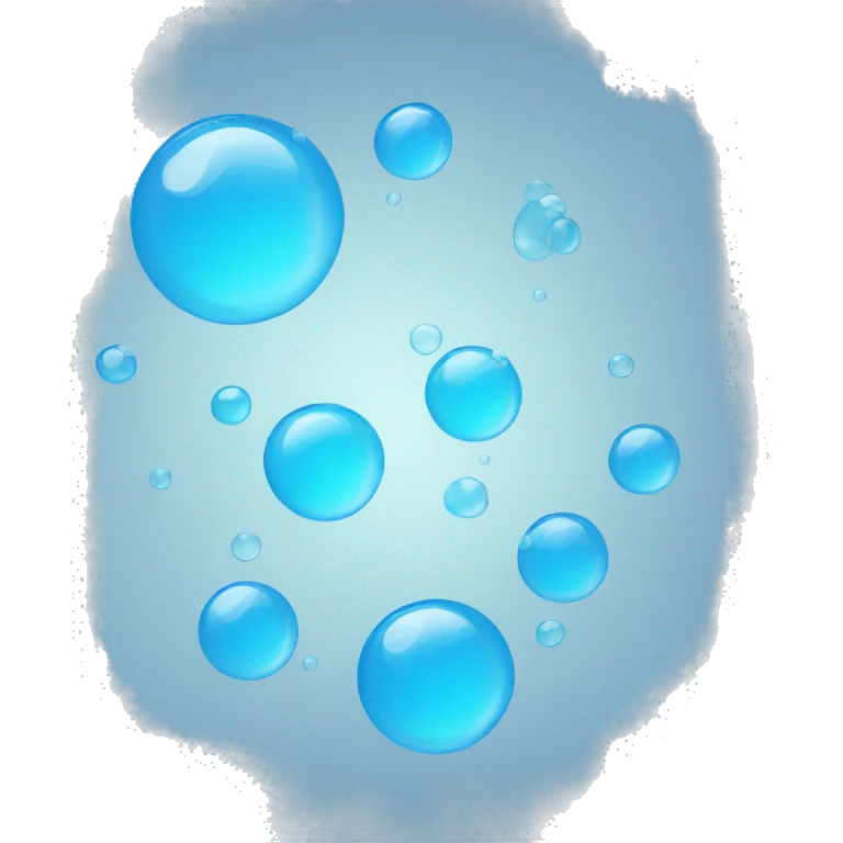 blue soap bubbles emoji