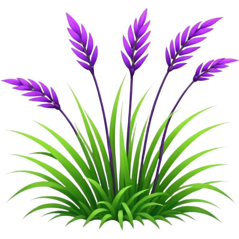 Purple Grass emoji