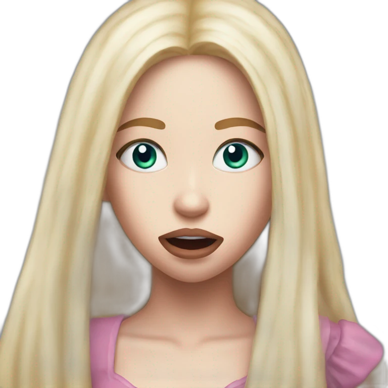 Ava Max afraid running away  emoji