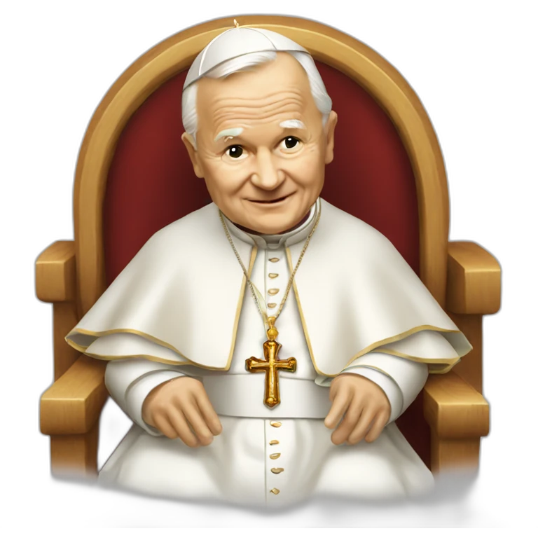 Pope John Paul II emoji