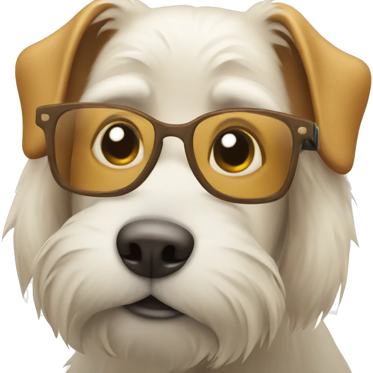Dog in vacation  emoji