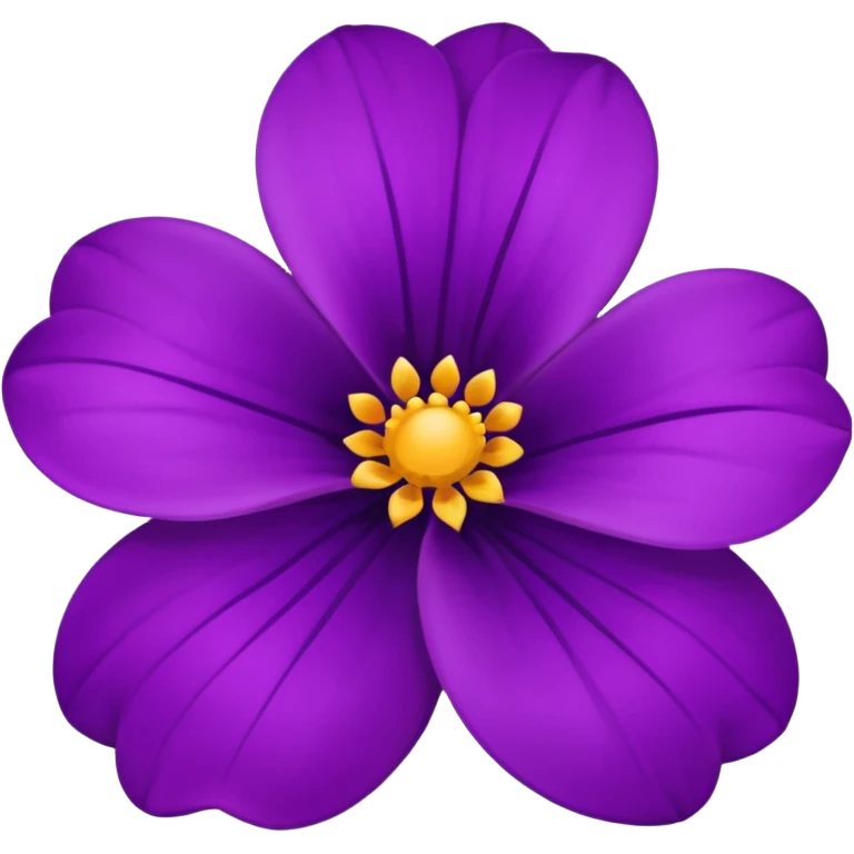 Violet flower emoji