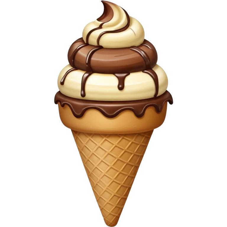 Ice cream with buts emoji