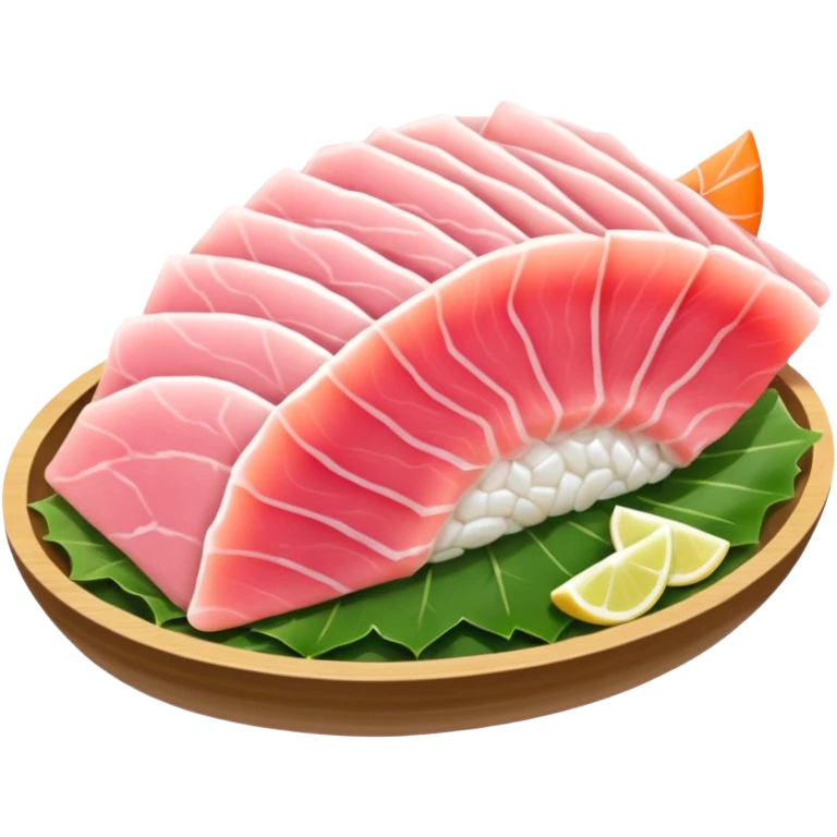 light pink sashimi 1 bite   emoji