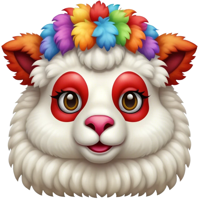 Alpaka clown  emoji