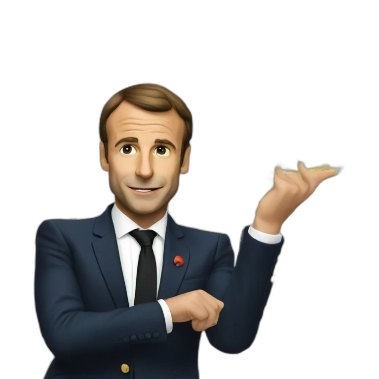 Macron danse emoji