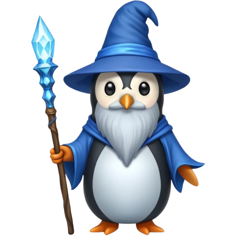 Penguin Wizard emoji