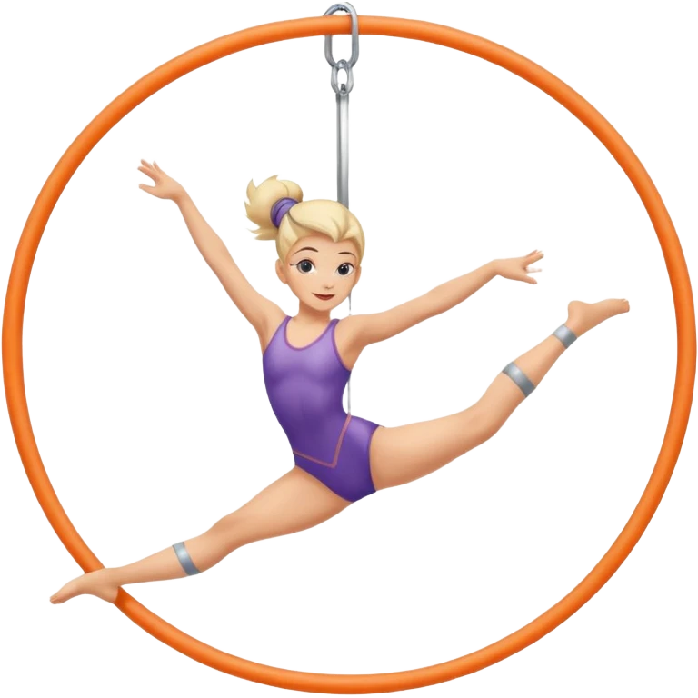 aerial hoop aerialist emoji