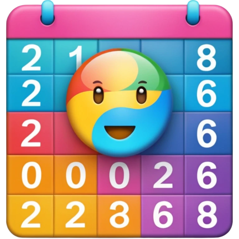 2026 new year calendar emoji