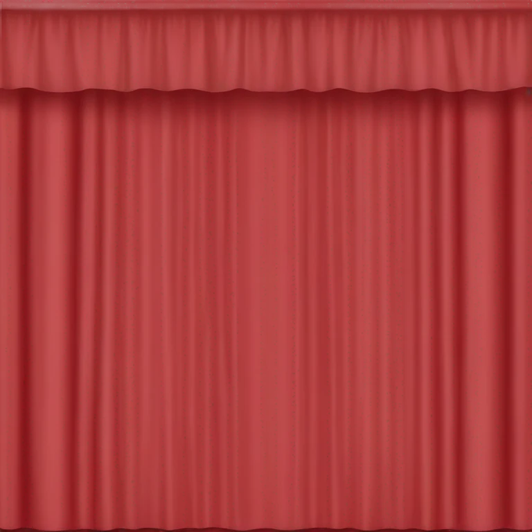 red curtain emoji