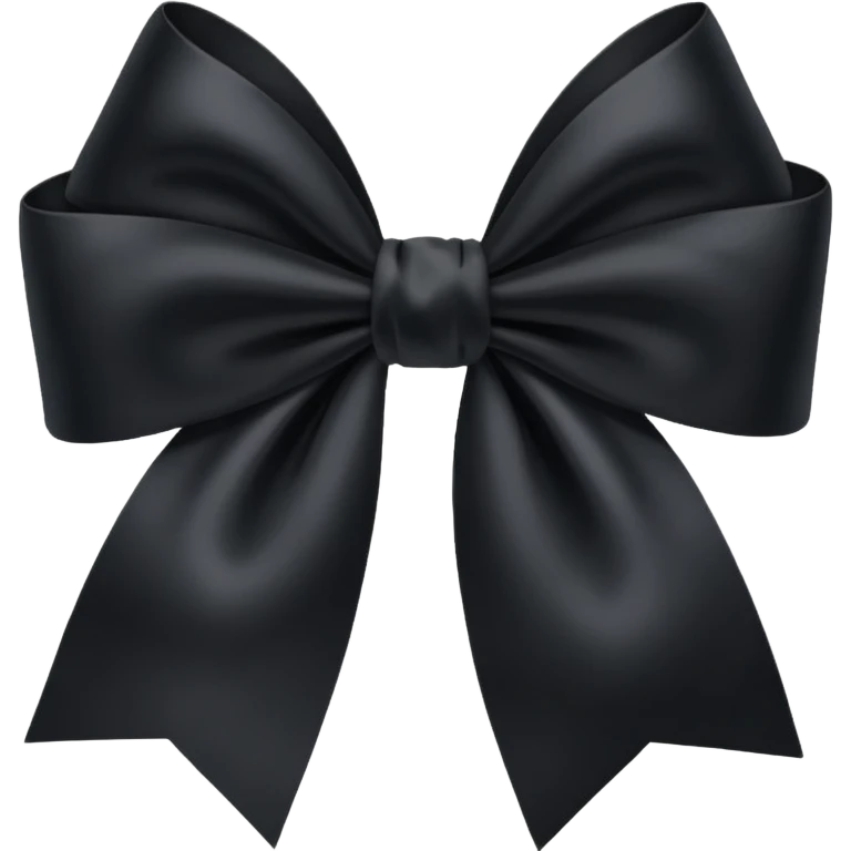 Moño negro emoji