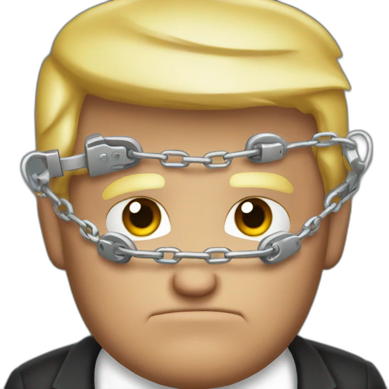 trump-in-handcuffs emoji