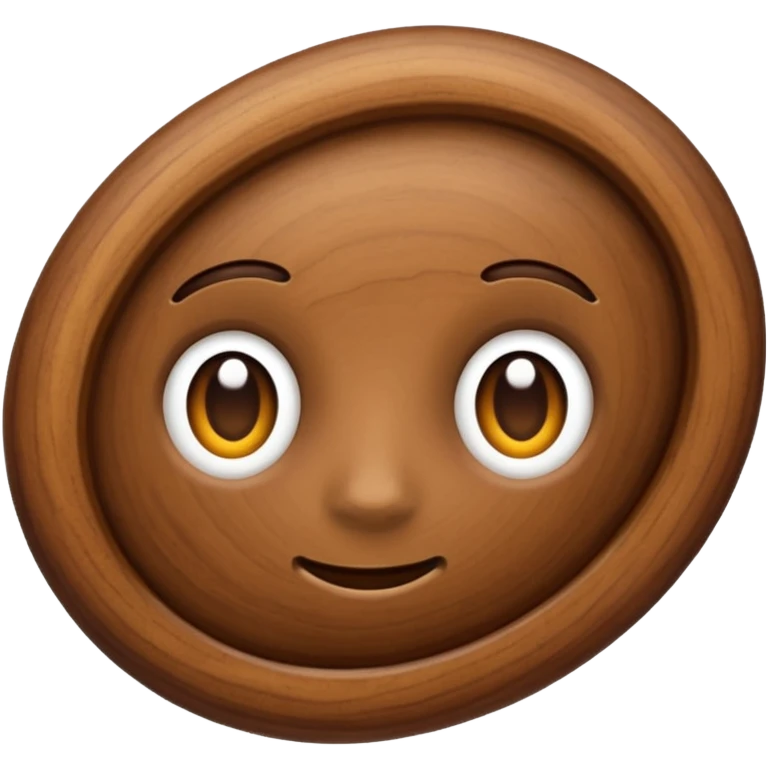 walnut, simple and clear shape emoji