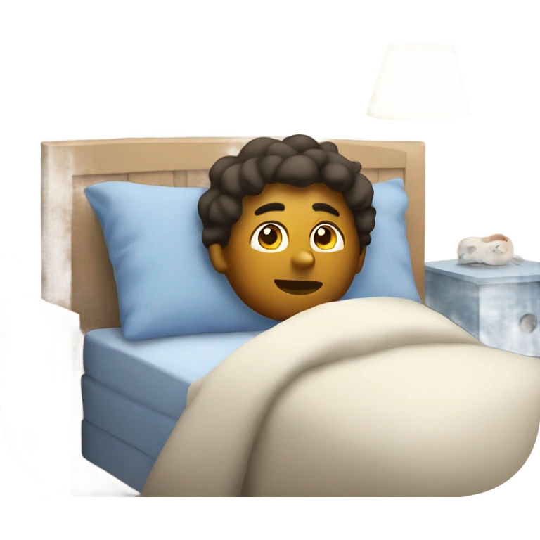 Laying in bed  emoji