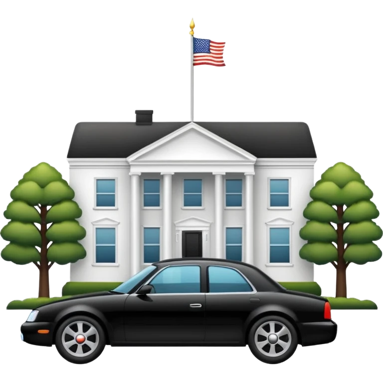 car sport in front of a house emoji