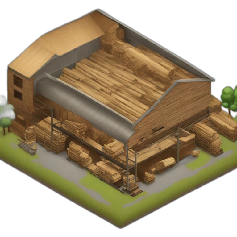 modern lumber factory emoji
