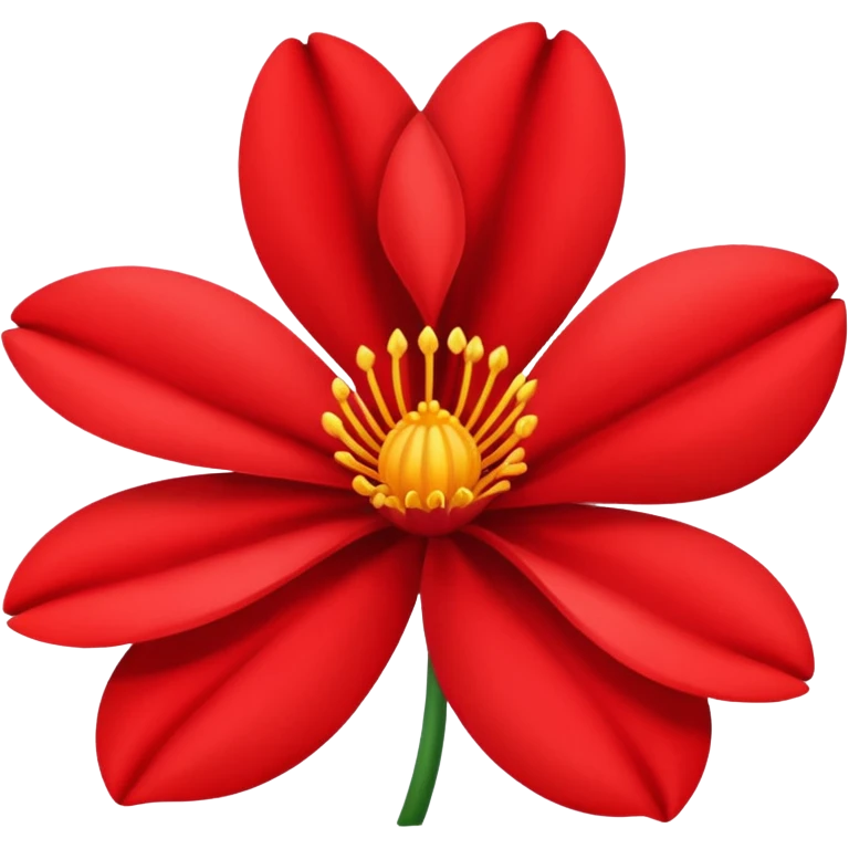 scarlet flower emoji