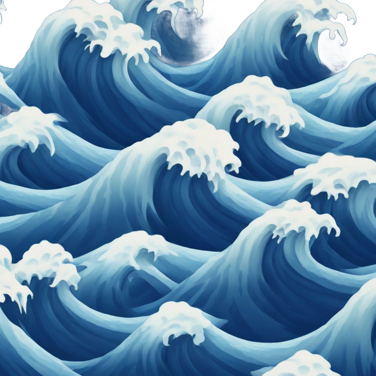 Ocean waves emoji
