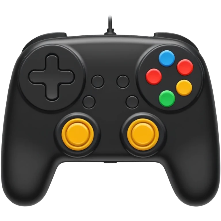 black game pad emoji