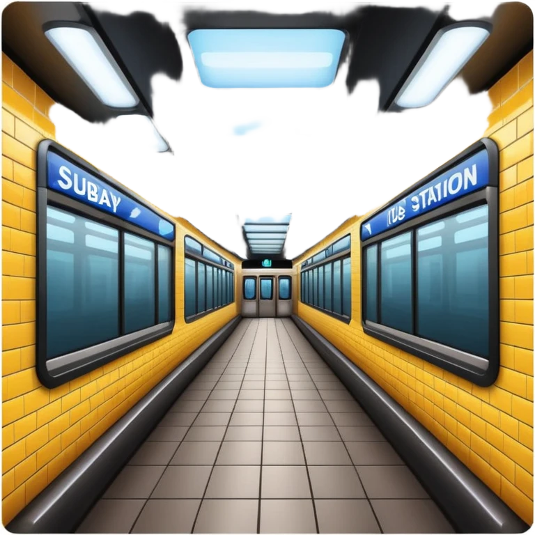 subway station emoji