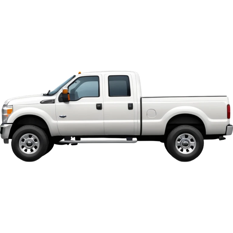 White Ford F250 Crew Cab emoji