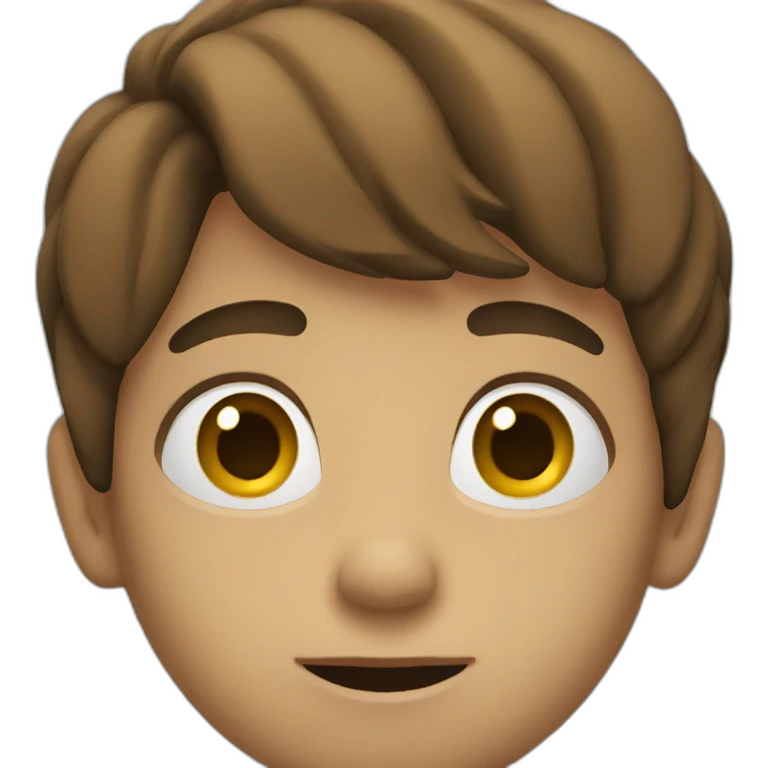 Boy wondering emoji