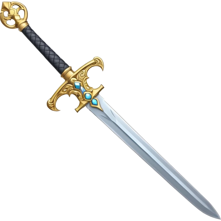 A sword with a high arc  emoji