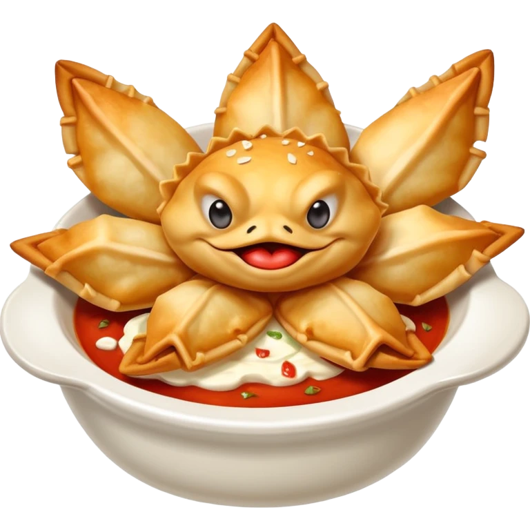 Crab Rangoon emoji