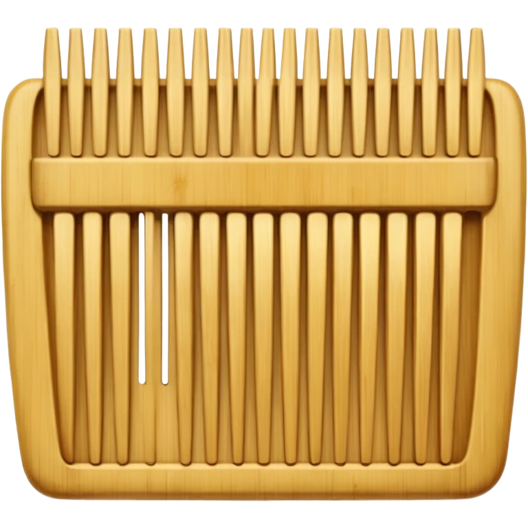 bamboo comb emoji