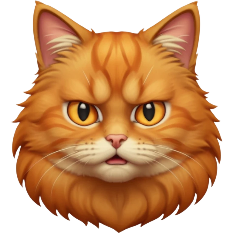 an angry cat emoji
