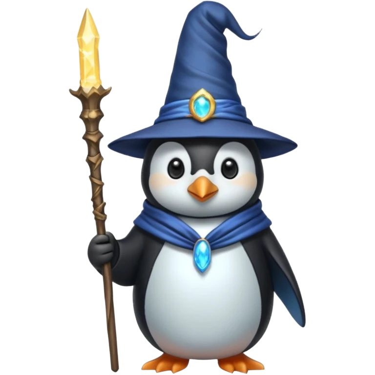 Penguin Wizard emoji