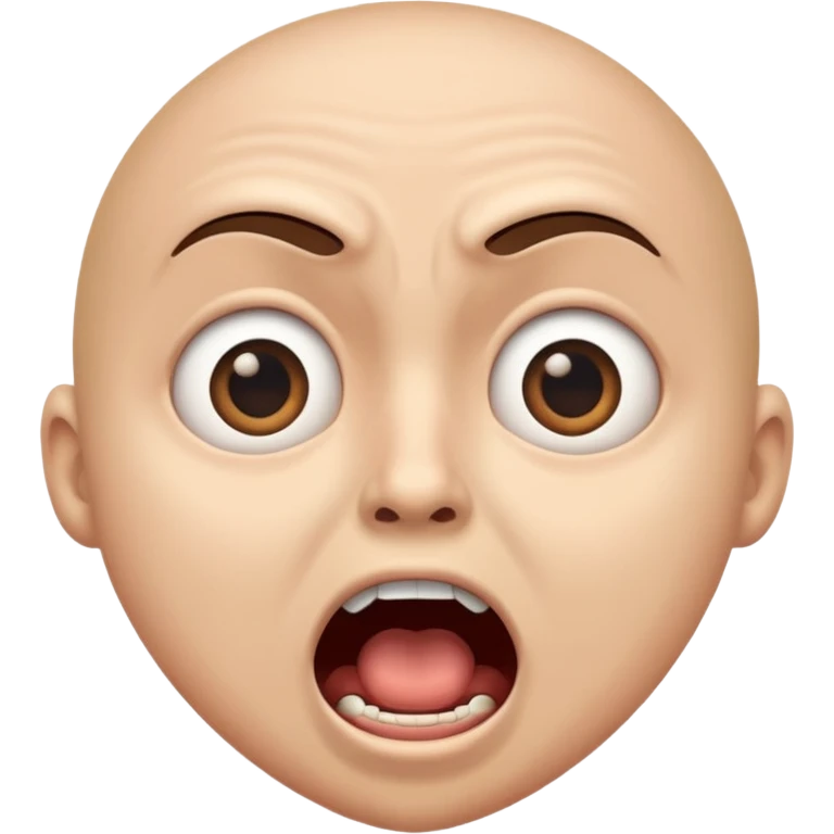 terrified person emoji