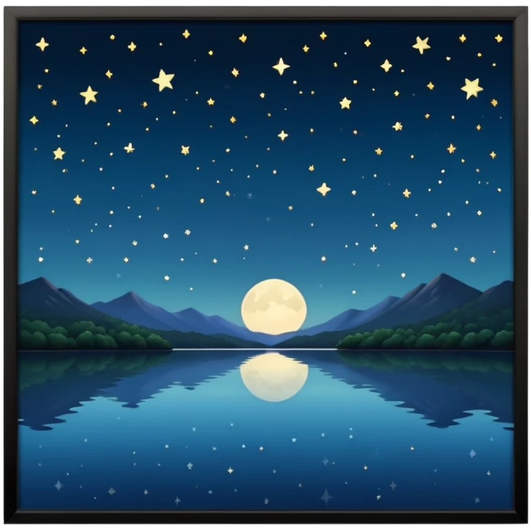 arkansas lake in the night emoji