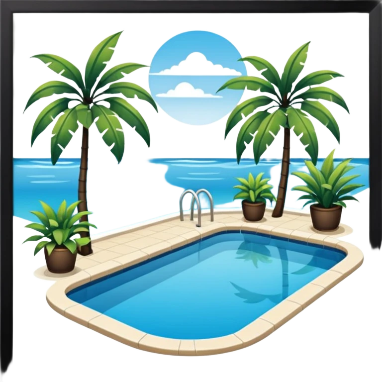 Hotel Pool  emoji
