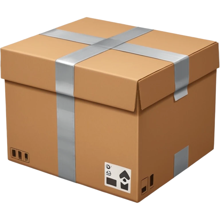 generate realistic package emoji