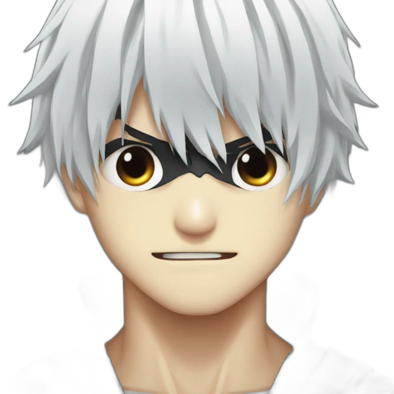 Angry Ken kaneki with eye patch emoji