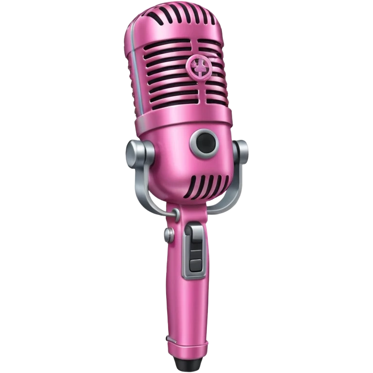 pink microphone emoji