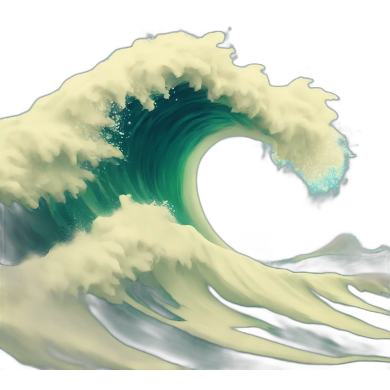 Wave emoji